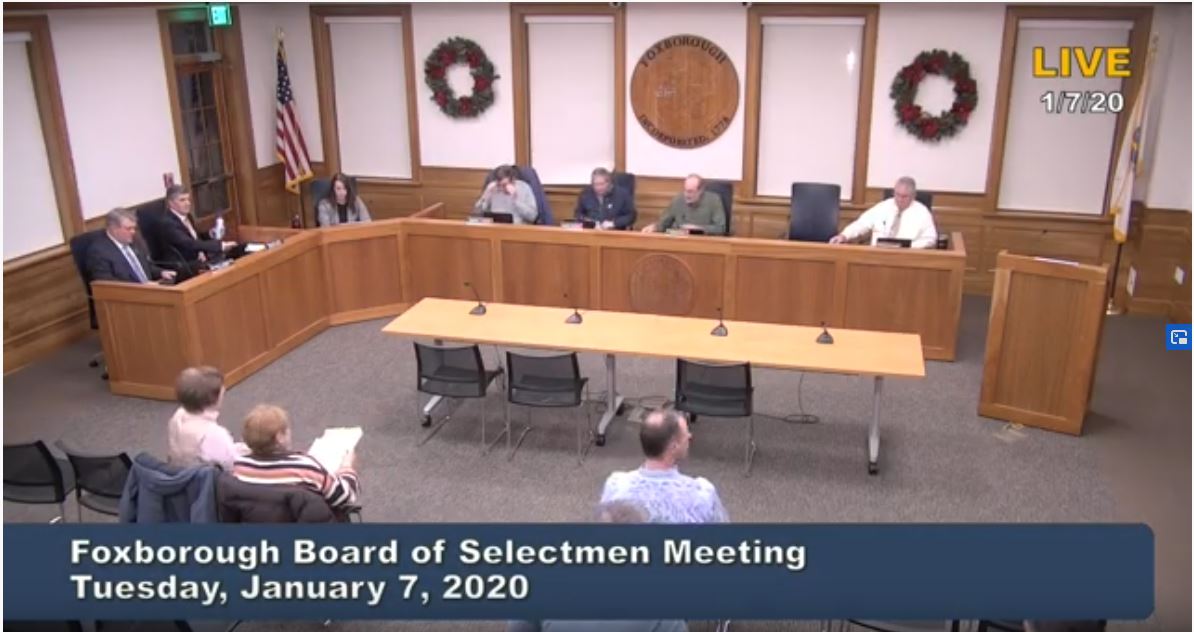 1 7 2020 Board Of Selectmen Meeting 1 7 2020 Board Of Selectmen Meeting